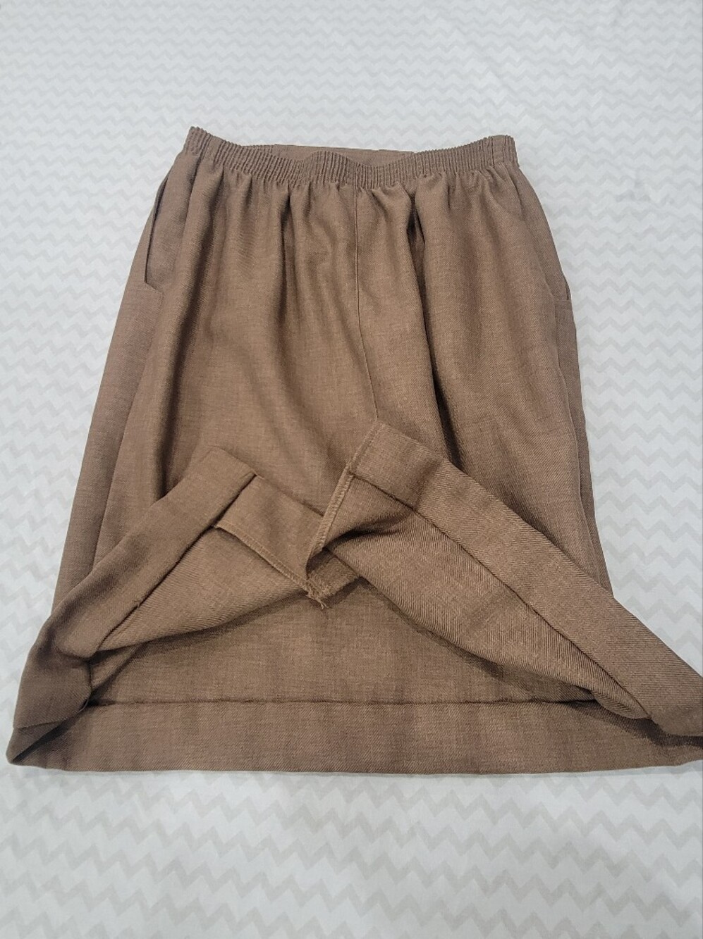 Alfred Dunner Brown Pencil Skirt - Picture 14 of 14